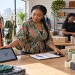 Nigerian fashion entrepreneur switches to customer records and a second phone after her main business platform goes offline.